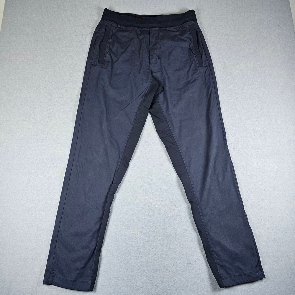 Lululemon Great Wall Pant Mens Medium Nautical Navy Blue Drawstring Pockets